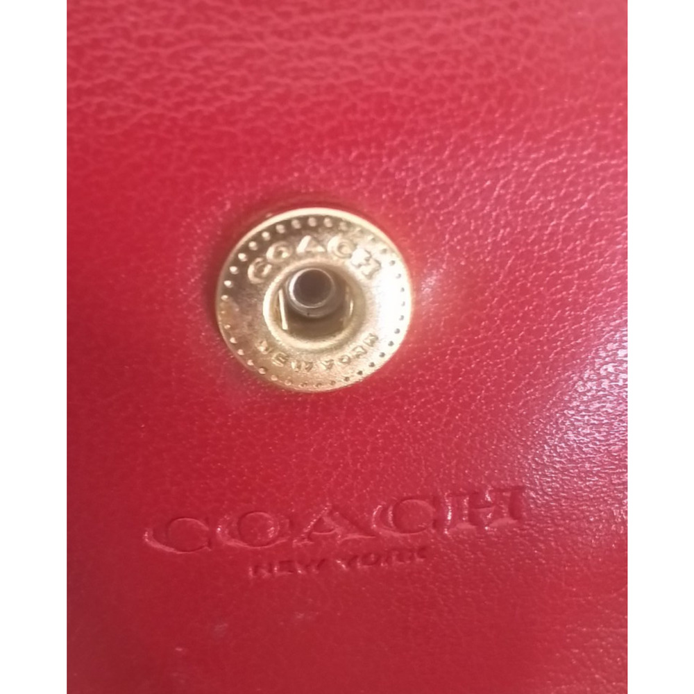 Coach Signature C Wallet W/ Hearts #J2406 - Picture 5 of 11